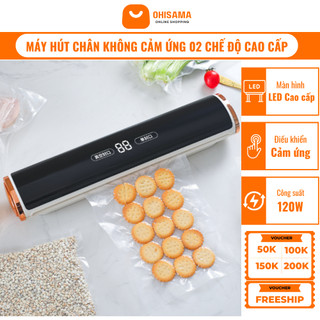 Máy Hút Chân Không Cao Cấp VOVI Màn Hình LED Cảm Ứng Gồm 02 Chế Độ Dán Tiện Lợi Không Kén Túi
