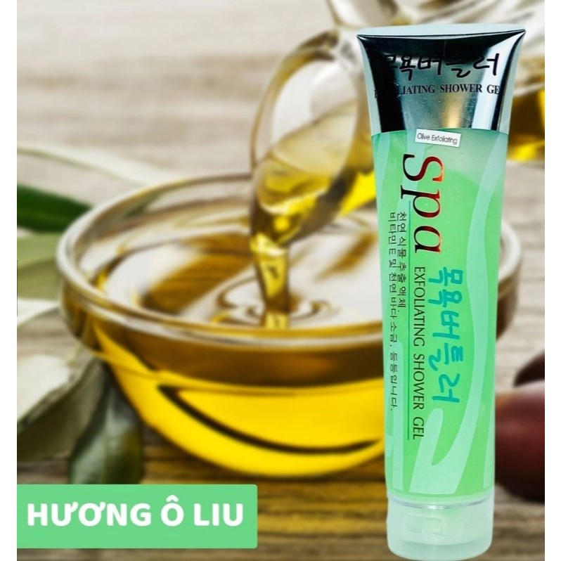 Tẩy tế bào chết SPA Hàn Quốc 350ml-Gel tẩy Da chết toàn thân,dưỡng da trắng sáng,tẩy da chết body