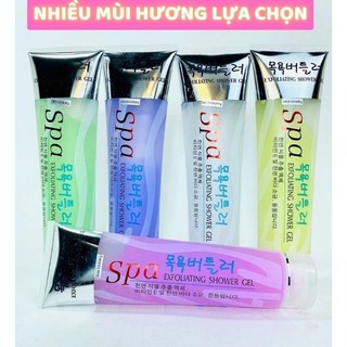 Tẩy tế bào chết SPA Hàn Quốc 350ml-Gel tẩy Da chết toàn thân,dưỡng da trắng sáng,tẩy da chết body