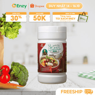 Hạt nêm chay Enzy Food hũ 500g, Không Chất Điều Vị, Gia Vị Thuần Chay Dinh Dưỡng