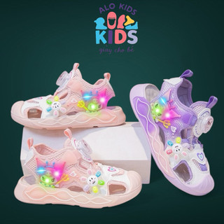  Giày Rọ Kuromi Có Đèn Cho Bé Gái | Sandal Bé Gái Phát Sáng Dễ Thương Size 26-37 .Z68 