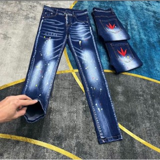  Quần Jean Nam Dsquared2 In Chữ ICON FOREVER Túi chất vải dày co giãn mẫu mới  Cực Chất 