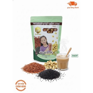 Bột gạo lứt, hạt sen ,mè đen. trọng lượng (1kg loại túi zip không giỏ ) hữu cơ , tự nhiên