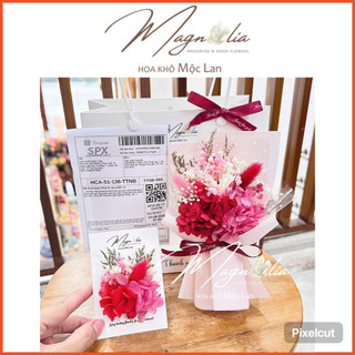   HOẢ tỐC  Bó hoa khô mini Multicolor ❤️FREESHIP❤️ Trang trí thiệp cưới phụ kiện chụp ảnh sản phẩm 