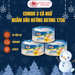 Combo 3 Cá Ngừ Ngâm Dầu Hướng Dương HALONG CANFOCO