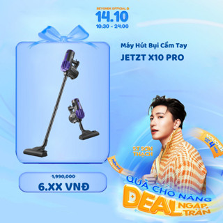 Máy hút bụi cầm tay có dây 4in1 JETZT X10 PRO, kèm đầu hút giường nệm với phân loại X10 PRO MAX