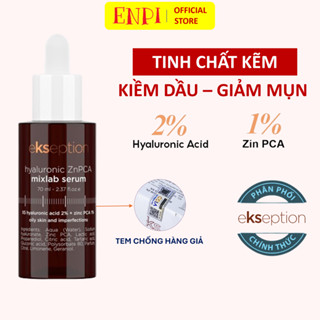 Tinh chất cấp nước kiểm soát nhờn Ekseption Hyaluronic ZNPCA Serum