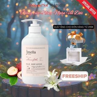Sữa Dưỡng Thể Jmella In France Hương Nước Hoa No.2 Femme Fatale Body Lotion Vải Và Huệ Trắng Phương Đông Cổ Điển 500ml