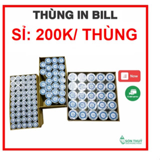 [THANH LÝ GIÁ VỐN] THÙNG GIẤY IN BILL K80x45, K80x80, K57x38, GIẤY IN MÁY POS, Giấy in Hóa Đơn 80mm, 57mm, Giấy in Nhiệt