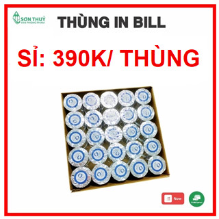 [XẢ KHO] THÙNG 50 CUỘN GIẤY IN BILL K80x80 - GIẤY IN HÓA ĐƠN 80MM / GIẤY IN NHIỆT K80