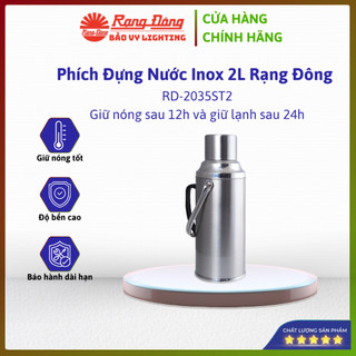  PHÍCH ĐỰNG NƯỚC INOX RẠNG ĐÔNG RD-2035ST2 2L – DUNG TÍCH LỚN GIỮ NHIỆT LÂU DÀI TIỆN DỤNG 