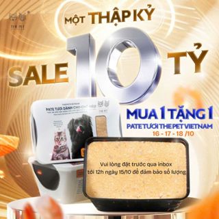 [Order] Pate tươi The Pet cho chó mèo mọi lứa tuổi hộp 1kg Bốn Chân Pet Shop