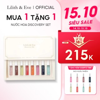Discovery Set Nước Hoa Mini Lilith and Eve tinh dầu nước hoa lưu hương lâu cho body 3mlX8