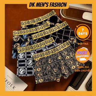 Combo quần lót đùi HOÀNG GIA sang trọng, quần sịp nam chất thun lạnh co giãn 4 chiều boxernam loại 1