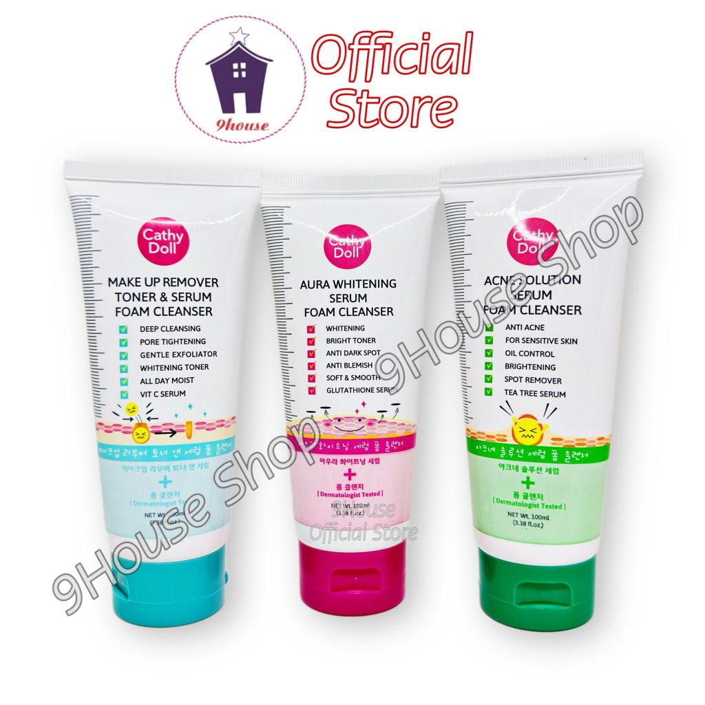01 Tuýp Sữa rửa mặt Cathy Doll Thái Lan 100ml