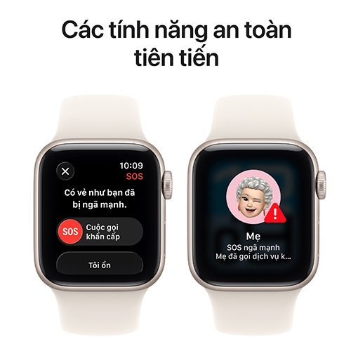 Apple Watch SE 3 Viền Nhôm GPS 40mm Dây cao su S/M Chính hãng | BigBuy360 - bigbuy360.vn