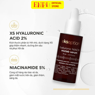  Tinh chất dưỡng sáng phục hồi Ekseption Hyaluronic NIACIN Serum 