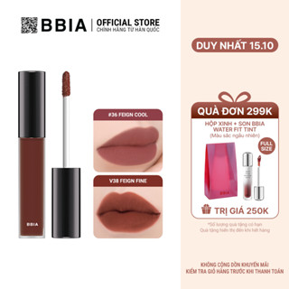 [Màu 34-39] Son kem lì bền màu, mịn như nhung BBIA Last Velvet Lip Tint Version 8 5g