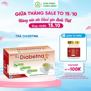 Trà Diabetna cho người tiểu đường - hỗ trợ hạ đường huyết và mỡ máu hộp 25 gói TDI