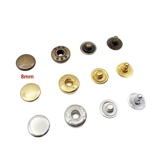 Cúc bấm chất liệu đồng, niken (10 bộ)