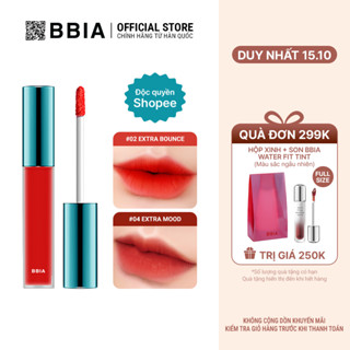 [ĐỘC QUYỀN] Son kem lì bền màu, mịn như nhung BBIA Last Velvet Lip Tint Version 1 5g