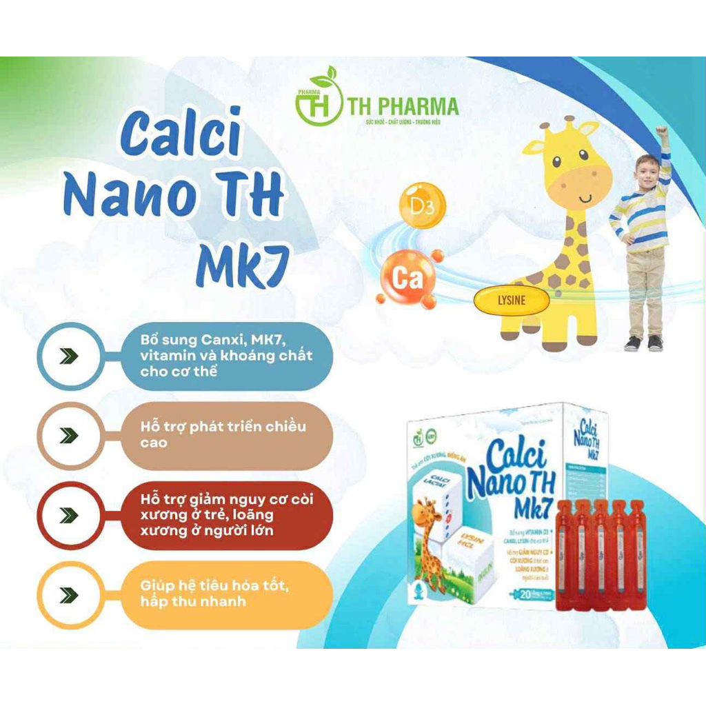 Calci vitamink2.vitamin d3 nước bổ sung canxi cho bé