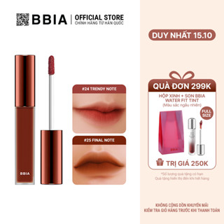 Son kem lì bền màu, mịn như nhung BBIA Last Velvet Lip Tint Version 5 5g