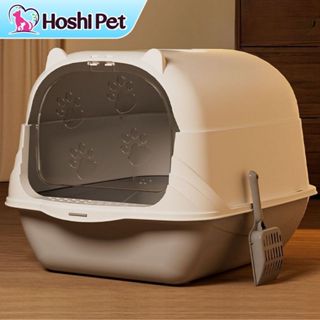 Nhà vệ sinh cho mèo size lớn Hoshi Pet NVS05 - khay cát vệ sinh cho mèo size lớn có cửa