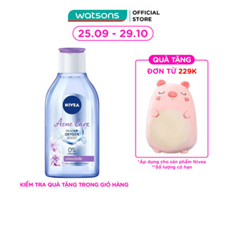 Nước Tẩy Trang Nivea Acne Care Chăm Sóc Da Mụn Dành Cho Da Mụn, Dễ Nổi Mụn 400ml