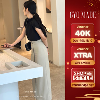 Chân váy dáng dài GYOMADE® công sở nhẹ nhàng màu Xám/Đen form váy ôm dáng, tinh tế | GV005