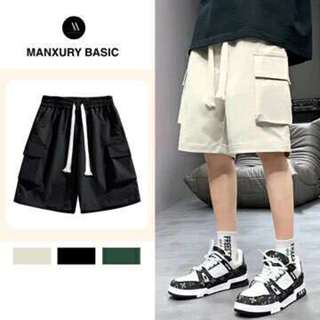 Quần short nam kaki túi hộp Hot Trend ống rộng, Quần short đùi nam thoáng mát phong cách Retro S09