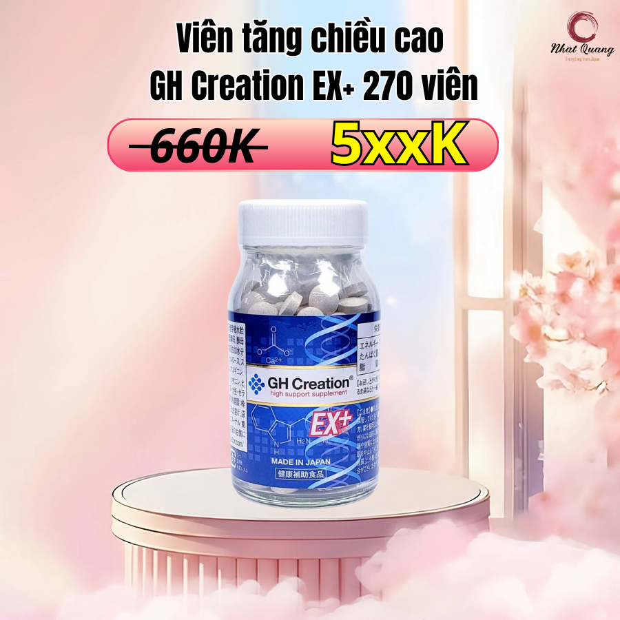 Viên uống tăng chiều cao GH Creation EX Nhật Bản (mẫu mới)