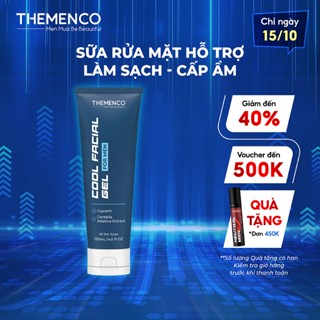 Sữa Rửa Mặt Hỗ Trợ Làm Sạch Da , Cấp Ẩm Cho Làn Da Dành Cho Nam Giới Cool Facial Gel 120ml The Menco