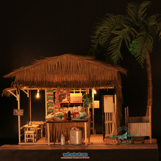 Mô Hình Nhà Gỗ Tự Lắp Ráp - Thế Giới Tí Hon - Điệu Hò Phương Nam - MT02 - Kèm Sách Hướng Dẫn Ráp Chi Tiết