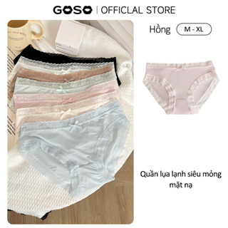 GOSO Combo 7 Quần lót nữ sexy Quần lót ren nữ chất lượng cao đáy 100% cotton Co giãn Mỏng và nhẹ