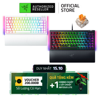 Bàn Phím Gaming Razer BlackWidow V4 75% | Cáp Type-C Tháo Rời | Switch Hotswap | Switch Gen-3  | Multi Function| Led RGB
