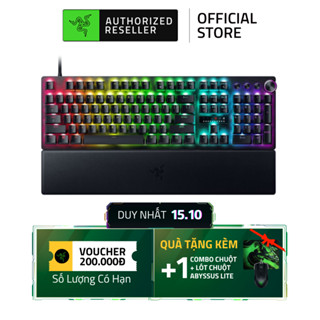 Bàn Phím Gaming Razer Huntsman V3 Pro Fullsize | Có Dây |  Analog Optical Switch | Rapid Trigger | PBT double-Shot | RGB