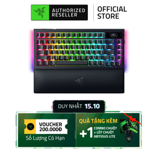 [NEW] Bàn Phím Gaming Razer Blackwidow V4 Pro 75% | Không Dây | Orangs tactile Gen 3 HotSwap | KEYCAP PBT | LED RGB