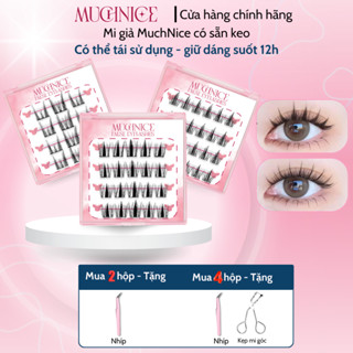 [Mua 2 Tặng 1] Hộp Mini Mi giả MuchNice tự dính không cần keo form mi mỏng tái sử dụng