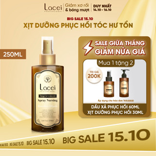 [GIỮA THÁNG SALE ĐẬM] Xịt dưỡng tóc Lacei Improvement phục hồi tóc hư tổn 250ml