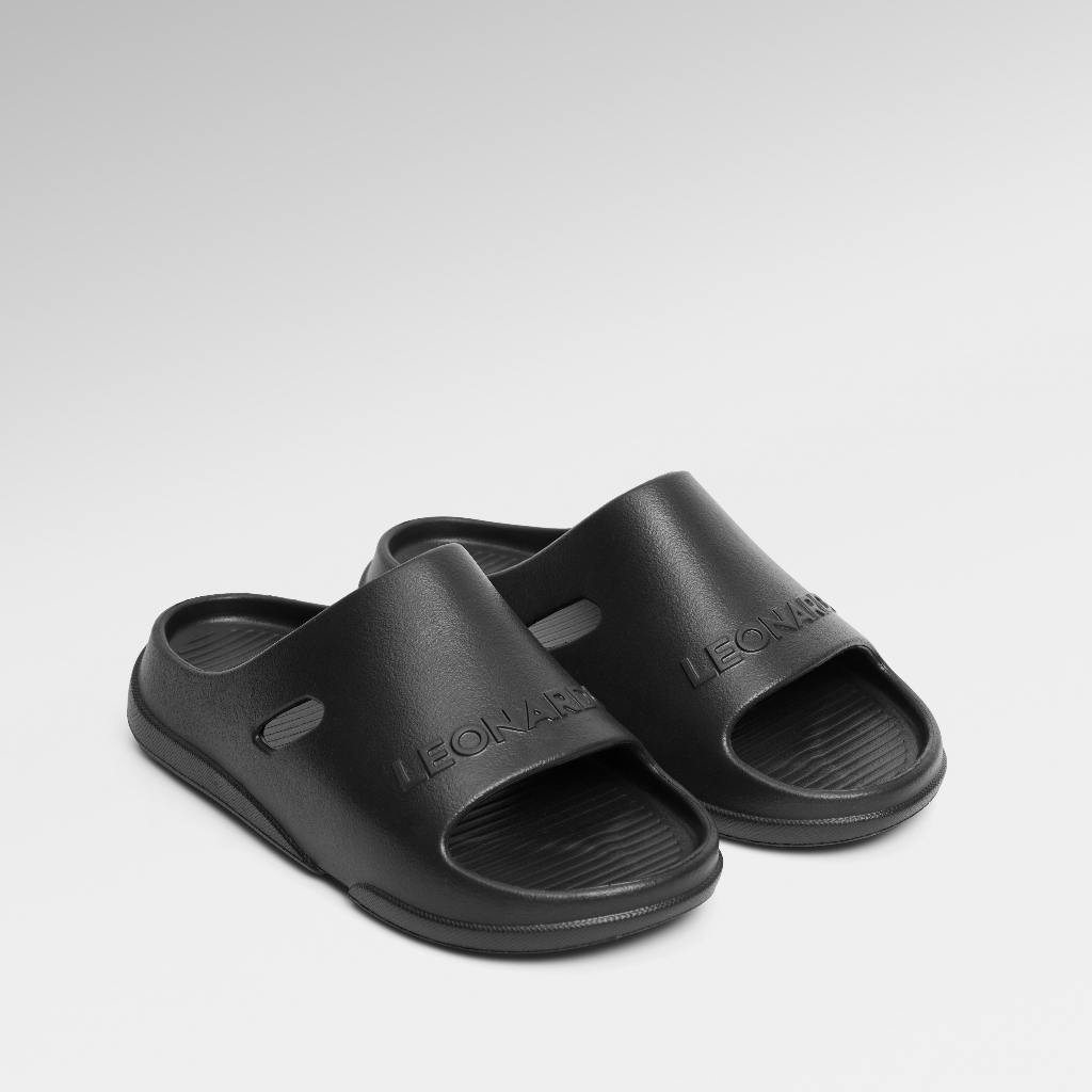 Dép Cao Su Leonardo Cao Cấp Slide Ron – Thiết Kế Nguyên Khối Êm Ái Unisex