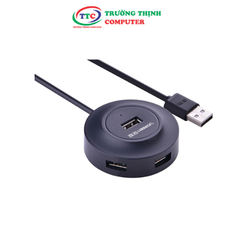 Bộ chia 4 cổng USB 2.0 Ugreen 20277 (màu đen)