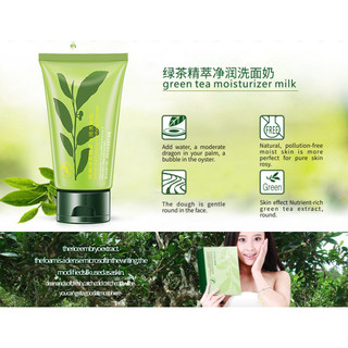 Sữa Rửa Mặt Trà Xanh HCHANA 100g - Làm sạch sâu cho da dầu mụn và hỗn hợp