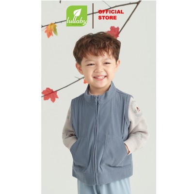 LULLABY - NH539N - ÁO GILE BÉ TRAI KÉO KHÓA