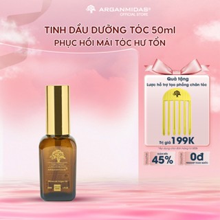 Tinh dầu dưỡng tóc Arganmidas Argan Oil phục hồi sâu tóc hư tổn khô xơ giảm chẻ ngọn Gãy Rụng 50ml