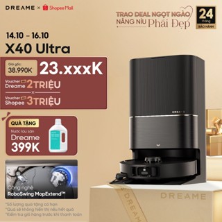 Robot hút bụi lau sàn chuyên dụng Dreame X40 Ultra/ L40s Ultra - Bản quốc tế - Bảo hành 24 tháng
