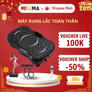 Máy Rung Lắc Toàn Thân MISUMA Giảm Béo Hiệu Quả, Thiết Bị Giảm Cân, Máy Giảm Mỡ Bụng có điều khiển