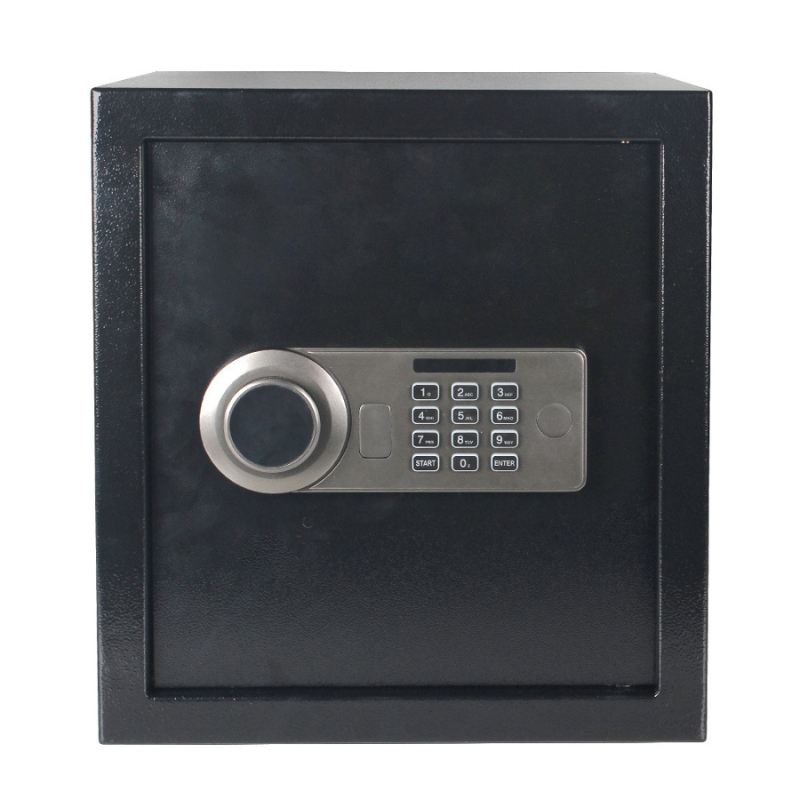 Két sắt gia đình, khách sạn, văn phòng cao 36cm khóa số + chìa cơ + vân tay bảo mật cao mã KO266