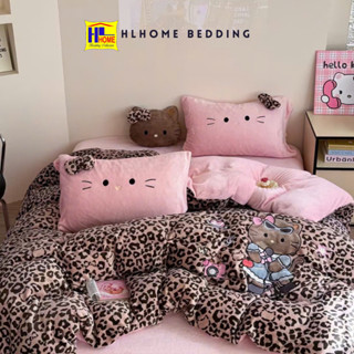  Bộ chăn ga nỉ nhung sữa mịn disney 5 món tặng kèm gối decor cao cấp mềm mịn ấm áp 