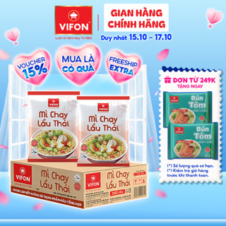 [VOUCHER 15%] Thùng 30 gói Mì Chay Lẩu Thái VIFON 65g / Gói